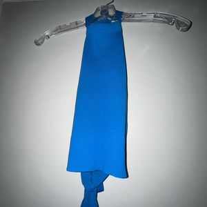 Zara blue halter top